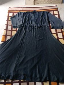 Elegant Black Ethnic abaya ²