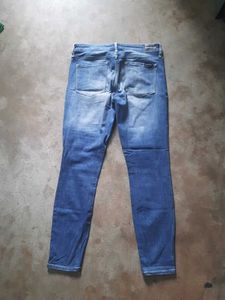 CK Blue Distressed Skinny Jeans