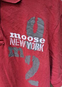 Moose New York Short Sleeve Polo Shirt