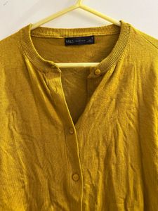 Mustard Yellow Cardigan