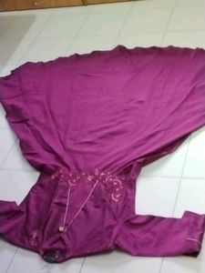 Soft Silk flared Gown ( unused)