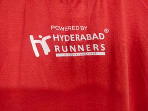 Limited 10th Anniversary Hyderabad Marathon tee