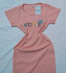 Baby Winter Pink Aline Dress ✨