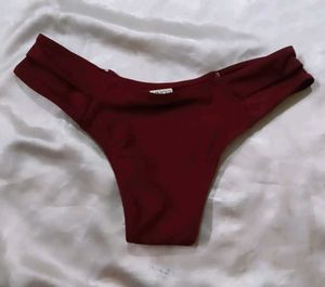 Maroon Bikini Bottom