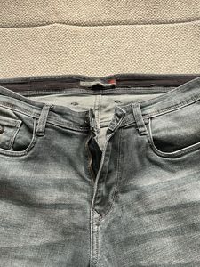 Men's Grey Slim Fit Jeans