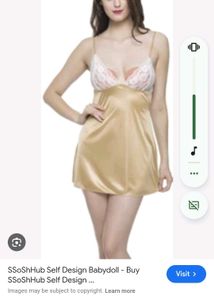 Satin Nightie with Lace Detail