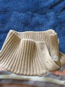 Striped Turtleneck Sweater