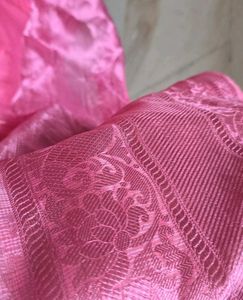 Pink Ethnic half sare
