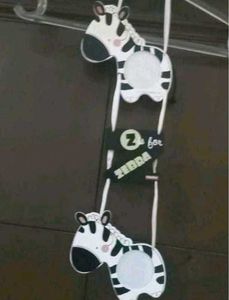 Fisher-Price Wooden Photo Frame Hanging Zebra