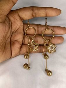 Vintage Style Peacock Drop Earrings