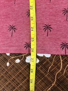 Vintage Washed Pink T-Shirt For Men 🌴