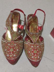 Embellished Red Heels