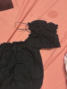 Chic Black Off-Shoulder Top