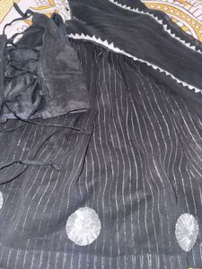 2 Pair Black gota Lehenga Choli Set