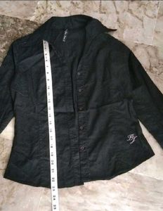Brand New Pepe jeans black fancy shirt M size