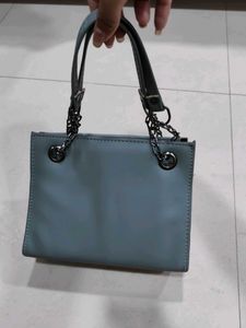 Stylish Blue Handbag