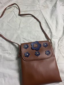Brown Sling Bag New With Tag