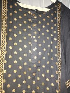 Chic Floral Print Kurta