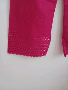Lakhnawi Chikankari Cotton Plazzo