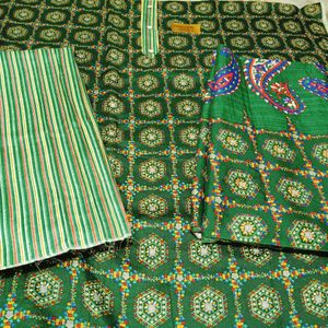 Jaipuri Printed Pashmina Suit