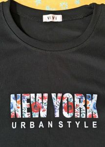 Black "New York Urban Style" T-Shirt
