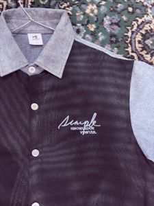 Men's Short Sleeve Contrast Shirt