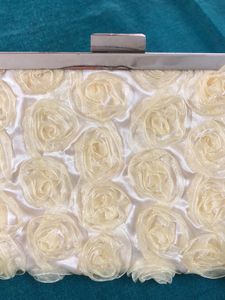 Elegant Cream Rose Clutch ✨✨