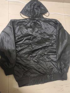 Stylish Black Hooded Jacket