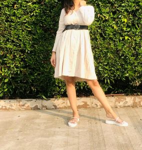 Boho Chic Cream Dress
