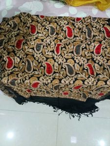 Embroidered Dupatta with Paisley Design