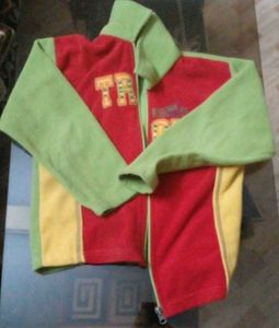 Retro Colorblock Zip-Up Jacket