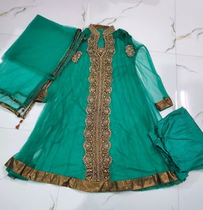 Green Gown , New Condition , Party Wear