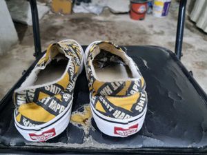 Authentic  Slip-On "s*it Happens" Shoes