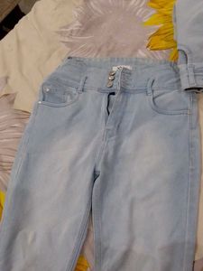 ligh blue women denim jeans