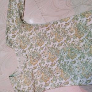 Chic Floral Print kurti