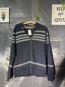 NEXT Striped Zip-Up Hoodie Jacket