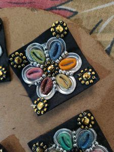 Handmade Embellished Appliques (Set of 5)