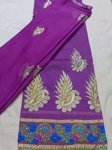 Fancy Suit With Work Dupta