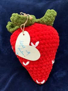 Handmade Crochet Strawberry Plush🍓