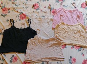 Pack of 5 Basic Camisole Tops