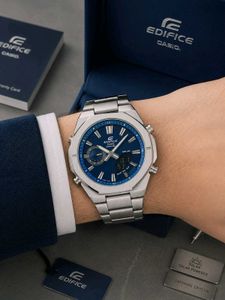 Casio Edifice Blue Dial Watch