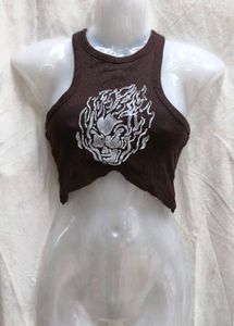 Graphic Crop Top