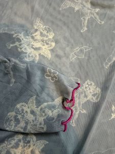 Sheer Cherub Mesh Top