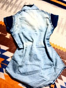 Combo Of Denim And Cotton Shirt