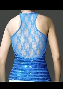 Blue Sanque Sando Top