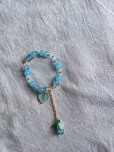 Blue Beaded Bracelet