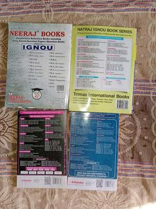 IGNOU Graduation Books Of Arts All Subs