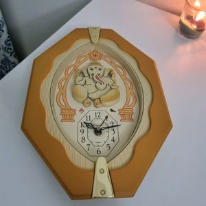 Vintage Ganesha Wall Clock