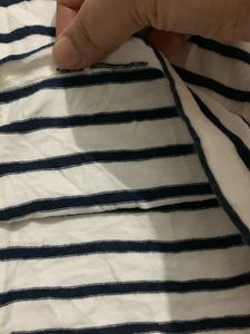 Striped Ruffle Sleeve Top