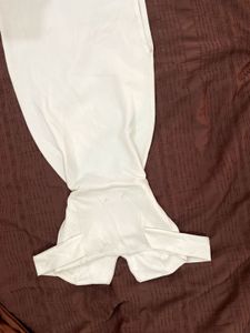 Elegant White bodycone Dress